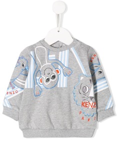 Kenzo Kids толстовка с принтом