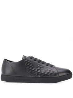 Emporio Armani кроссовки с тиснением
