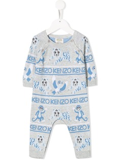 Kenzo Kids ромпер с принтом