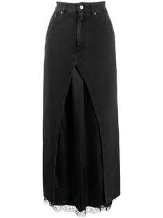 Mm6 Maison Margiela длинная многослойная юбка