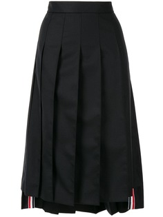 Thom Browne плиссированная юбка асимметричного кроя