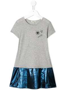 Kenzo Kids платье с контрастной юбкой