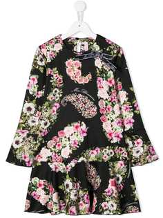 Miss Blumarine платье с расклешенными рукавами