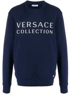 Versace Collection logo print sweatshirt