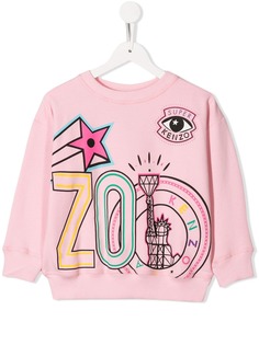 Kenzo Kids свитер с принтом