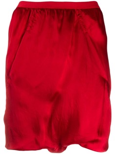 Rick Owens шорты с прорезными карманами
