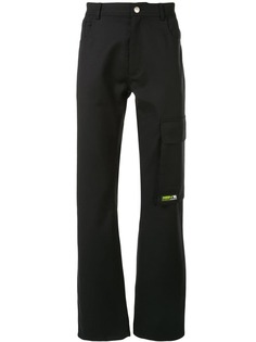 Misbhv flap pocket straight-leg trousers