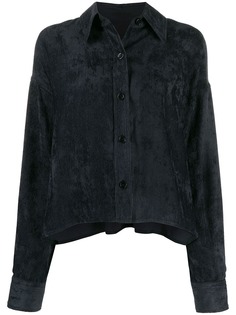 Isabel Marant укороченная вельветовая рубашка на пуговицах