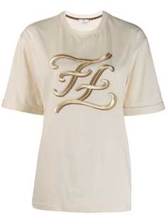 Fendi футболка с логотипом