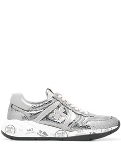 Premiata кроссовки Layla с эффектом металлик