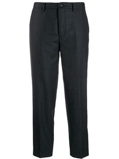 Berwich cropped straight-leg trousers