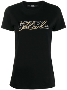Karl Lagerfeld футболка с логотипом