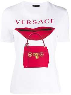 Versace футболка с принтом