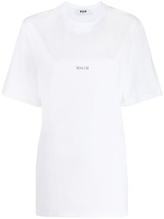 MSGM Made in Italia print T-shirt