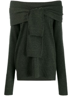 Prada tie-sleeved jumper