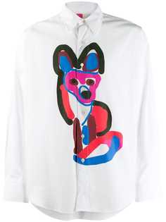 Maison Kitsuné рубашка с принтом Acide Fox
