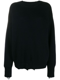Nina Ricci distressed wool jumper