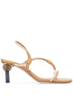 Jacquemus декорированные босоножки