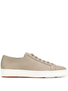 Santoni кроссовки на шнуровке