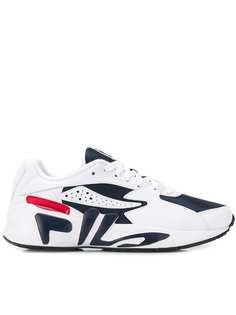 Fila кроссовки с контрастными логотипом