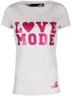 Love Moschino футболка Love Mode