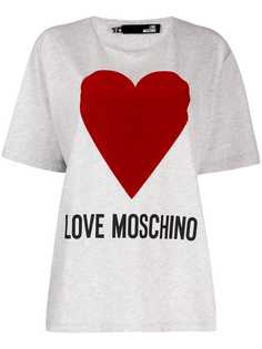 Love Moschino футболка с принтом