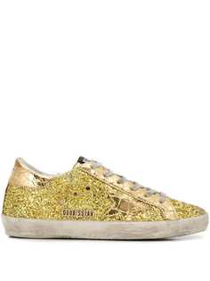 Golden Goose кроссовки Superstar с блестками