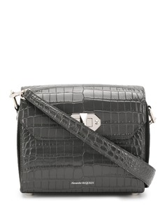 Alexander McQueen сумка на плечо с тиснением под кожу крокодила