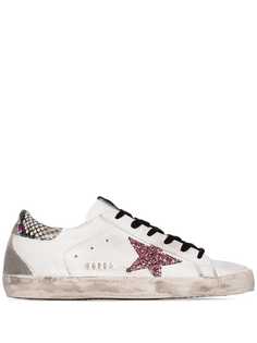 Golden Goose кеды Superstar с блестками