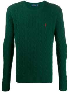 Polo Ralph Lauren джемпер фактурной вязки с логотипом