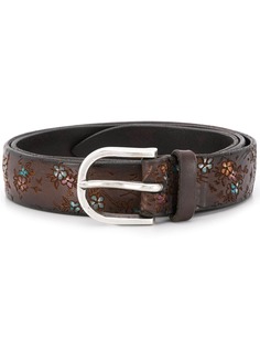 Orciani Floret hand-painted belt