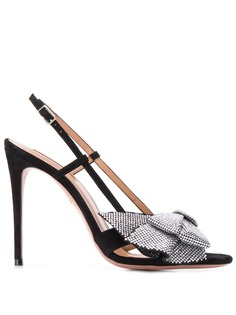 Aquazzura босоножки Flash Dance с кристаллами