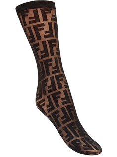 Fendi носки с вышитыми логотипами