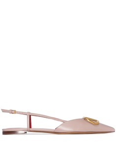 Valentino туфли-лодочки Valentino Garavani с логотипом VLogo