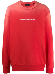 Diesel sun-faded effect sweatshirt