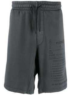 Moschino Army Label bermuda shorts