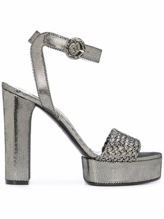 Casadei босоножки Tressé на платформе
