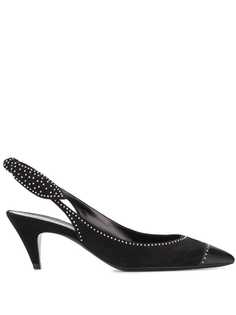 Saint Laurent туфли Charlotte с ремешком на пятке