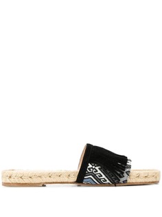 Solange Sandals шлепанцы с бахромой
