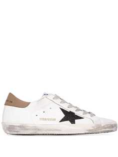 Golden Goose кеды Superstar с эффектом потертости