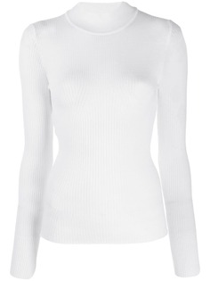 Alberta Ferretti джемпер в рубчик