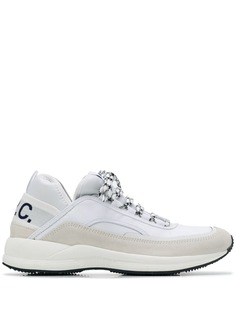 A.P.C. logo print low top sneakers