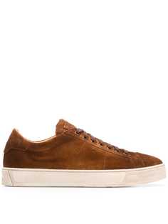 Santoni кроссовки на шнуровке
