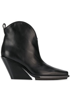 Ann Demeulemeester ботильоны на скошенном каблуке