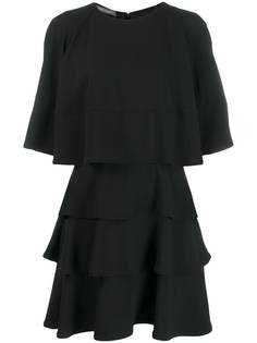 Alberta Ferretti расклешенное многослойное платье