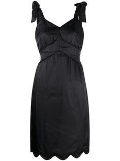 Mm6 Maison Margiela платье с бретелями на завязках