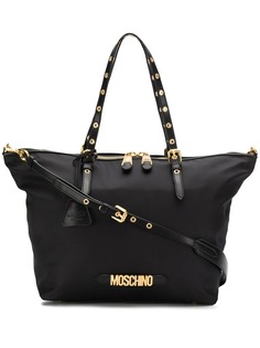 Moschino большая сумка-тоут с верхними ручками