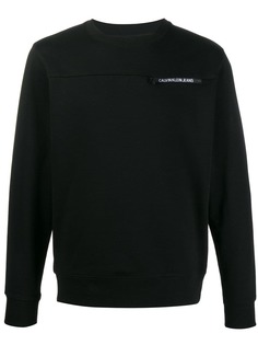 Calvin Klein Jeans толстовка с нашивкой-логотипом