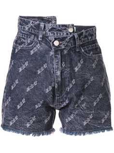 Ground Zero джинсовые шорты с вышивкой