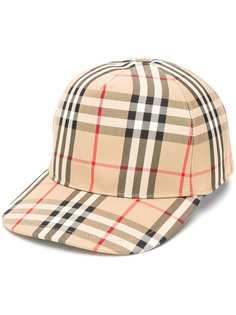 Burberry бейсболка в клетку Vintage Check